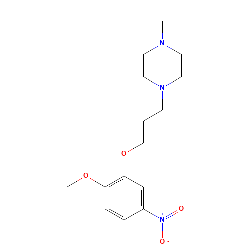 1-[3-(2-Methoxy-5-nitrophenoxy)propyl]-4-methylpiperazine (CAS: 846023-54-9) - Related Chemical Product