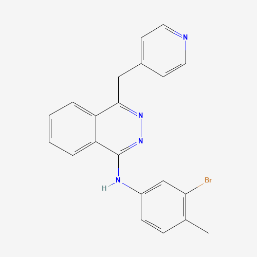 N-(3-Bromo-4-methylphenyl)-4-(4-pyridinylmethyl)-1-phthalazinamine (CAS: 300842-64-2) - Related Chemical Product