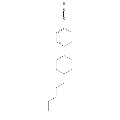 1-ethynyl-4-(4-pentylcyclohexyl)benzene (CAS: 88074-72-0) - Related Chemical Product