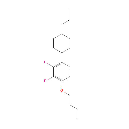 1-Butoxy-2,3-difluoro-4-(trans-4-propylcyclohexyl)benzene (CAS: 208709-55-1) - Related Chemical Product