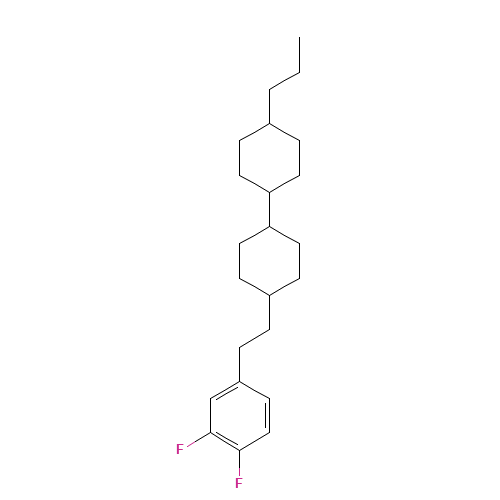 4-[2-(3,4-Difluorophenyl)ethyl]-4'-propyl-1,1'-bi(cyclohexyl) (CAS: 107215-66-7) - Related Chemical Product