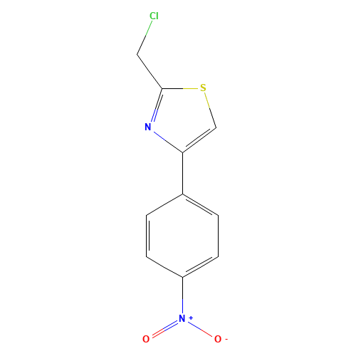 thiazole, 2-(chloromethyl)-4-(4-nitrophenyl)- (CAS: 89250-26-0) - Related Chemical Product