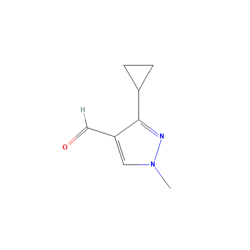 3-cyclopropyl-1-methyl-1H-pyrazole-4-carbaldehyde (CAS: 902837-67-6) - Related Chemical Product