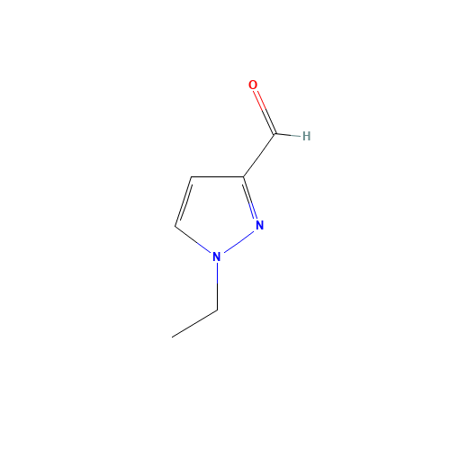 1-Ethyl-1H-pyrazole-3-carbaldehyde (CAS: 942319-16-6) - Chemical Structure and Molecular Formula 