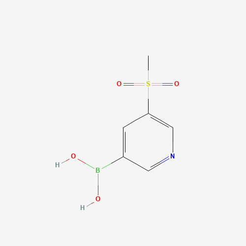 [5-(Methylsulfonyl)pyridin-3-yl]boronic acid (CAS: 913836-01-8) - Related Chemical Product