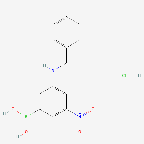 [3-(Benzylamino)-5-nitrophenyl]boronic acid hydrochloride (1:1) (CAS: 913835-78-6) - Related Chemical Product