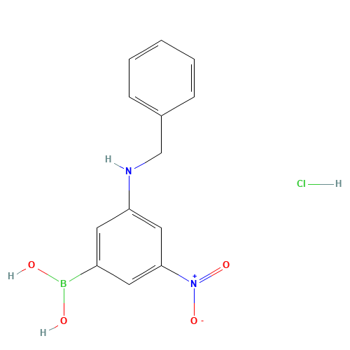 [3-(Benzylamino)-5-nitrophenyl]boronic acid hydrochloride (1:1) (CAS: 913835-78-6) - Related Chemical Product