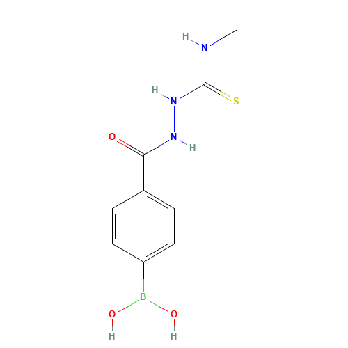 (4-{[2-(Methylcarbamothioyl)hydrazino]carbonyl}phenyl)boronic acid (CAS: 957060-78-5) - Related Chemical Product
