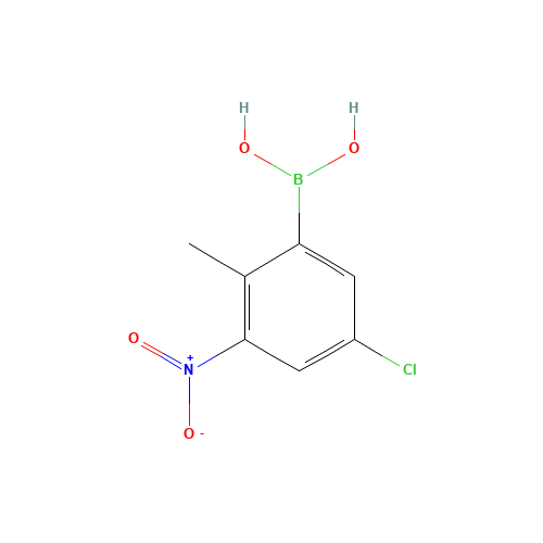 (5-Chloro-2-methyl-3-nitrophenyl)boronic acid (CAS: 957060-80-9) - Related Chemical Product