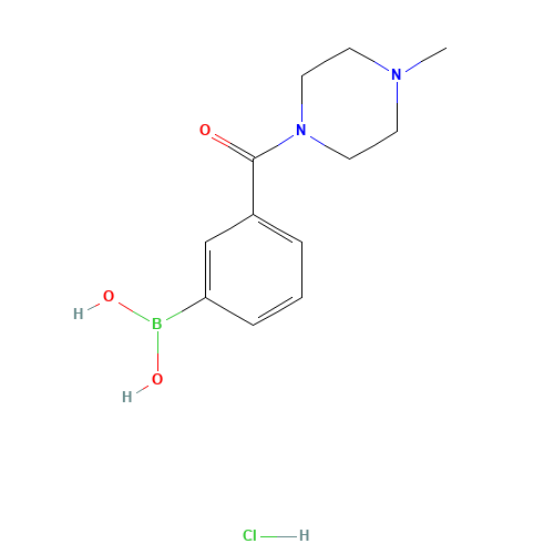 {3-[(4-Methyl-1-piperazinyl)carbonyl]phenyl}boronic acid hydrochloride (1:1) (CAS: 957060-92-3) - Related Chemical Product