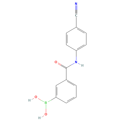 {3-[(4-Cyanophenyl)carbamoyl]phenyl}boronic acid (CAS: 850567-36-1) - Related Chemical Product