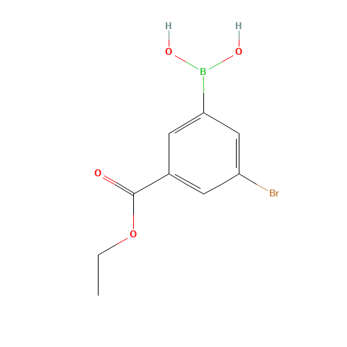 [3-Bromo-5-(ethoxycarbonyl)phenyl]boronic acid (CAS: 913835-88-8) - Related Chemical Product