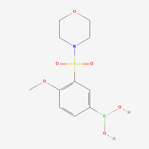 [4-Methoxy-3-(4-morpholinylsulfonyl)phenyl]boronic acid (CAS: 871333-02-7) - Related Chemical Product