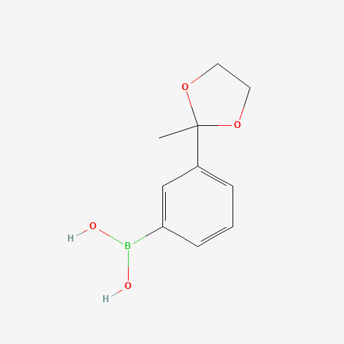 [3-(2-Methyl-1,3-dioxolan-2-yl)phenyl]boronic acid (CAS: 850568-50-2) - Related Chemical Product