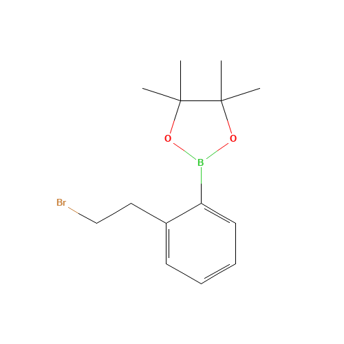 2-[2-(2-Bromoethyl)phenyl]-4,4,5,5-tetramethyl-1,3,2-dioxaborolane (CAS: 850567-53-2) - Related Chemical Product