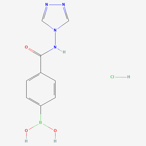 [4-(4H-1,2,4-Triazol-4-ylcarbamoyl)phenyl]boronic acid hydrochloride (1:1) (CAS: 850568-29-5) - Related Chemical Product