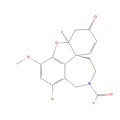 (4aR,8aR)-1-Bromo-3-methoxy-6-oxo-5,6,9,10-tetrahydro-4aH-[1]benzofuro[3a,3,2-ef][2]benzazepine-11(12H)-carbaldehyde (CAS: 122584-14-9) - Related Chemical Product