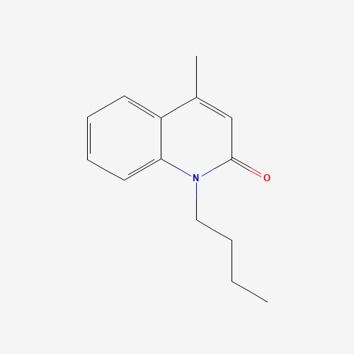 1-Butyl-4-methylquinolin-2(1H)-one (CAS: 32511-84-5) - Chemical Structure and Molecular Formula 
