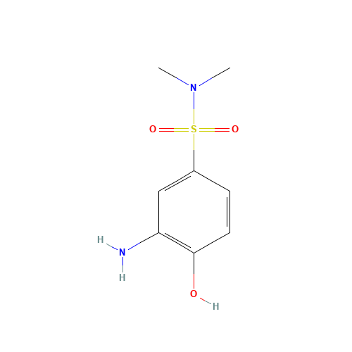 3-amino-4-hydroxy-N,N-dimethylbenzenesulfonamide (CAS: 24962-75-2) - Related Chemical Product