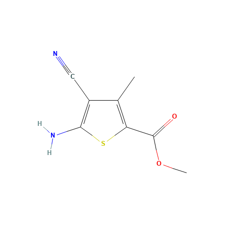 Methyl 5-amino-4-cyano-3-methyl-2-thiophenecarboxylate (CAS: 61320-65-8) - Related Chemical Product