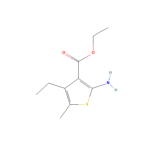 3-thiophenecarboxylic acid, 2-amino-4-ethyl-5-methyl-, ethyl ester (CAS: 82546-91-6) - Related Chemical Product