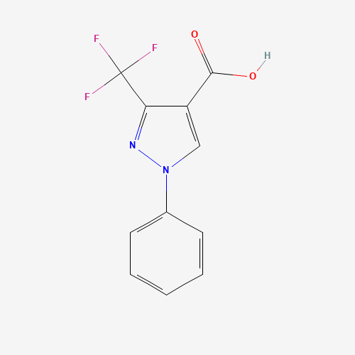 1-Phenyl-3-(trifluoromethyl)-1H-pyrazole-4-carboxylic acid (CAS: 142818-01-7) - Related Chemical Product