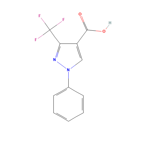 1-Phenyl-3-(trifluoromethyl)-1H-pyrazole-4-carboxylic acid (CAS: 142818-01-7) - Related Chemical Product