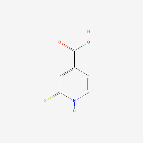 2-Sulfanylisonicotinic acid (CAS: 18616-05-2) - Chemical Structure and Molecular Formula 