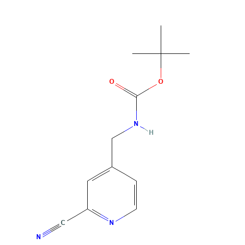 tert-Butyl [(2-cyanopyridin-4-yl)methyl]carbamate (CAS: 214472-06-7) - Related Chemical Product