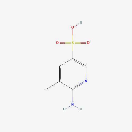 6-amino-5-methylpyridine-3-sulfonic acid (CAS: 40741-48-8) - Chemical Structure and Molecular Formula 