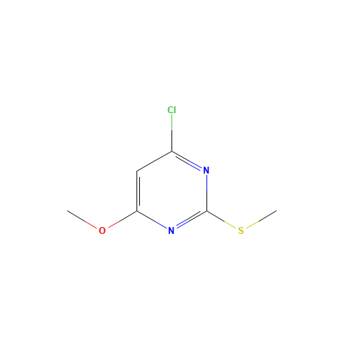 4-Chloro-6-methoxy-2-(methylsulfanyl)pyrimidine (CAS: 89466-42-2) - Related Chemical Product