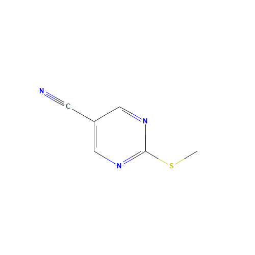 5-pyrimidinecarbonitrile, 2-(methylthio)- (CAS: 38275-43-3) - Related Chemical Product