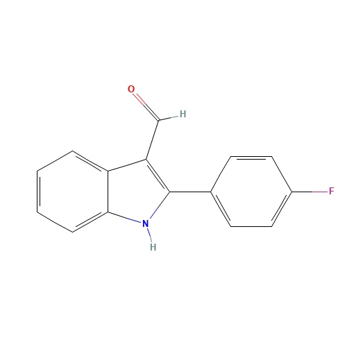 2-(4-Fluorophenyl)-1H-indole-3-carbaldehyde (CAS: 70093-12-8) - Related Chemical Product