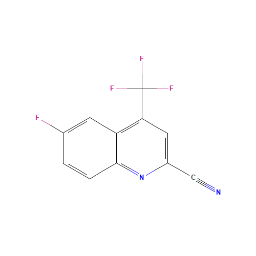6-Fluoro-4-(trifluoromethyl)-2-quinolinecarbonitrile (CAS: 1116339-60-6) - Related Chemical Product