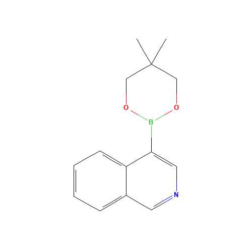 4-(5,5-Dimethyl-1,3,2-dioxaborinan-2-yl)isoquinoline (CAS: 844891-01-6) - Related Chemical Product