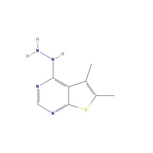 4-Hydrazino-5,6-dimethylthieno[2,3-d]pyrimidine (CAS: 63894-54-2) - Related Chemical Product