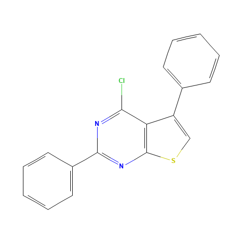 4-chloro-2,5-diphenylthieno[2,3-d]pyrimidine (CAS: 83548-63-4) - Related Chemical Product