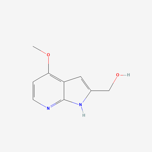 (4-Methoxy-1H-pyrrolo[2,3-b]pyridin-2-yl)methanol (CAS: 290332-99-9) - Chemical Structure and Molecular Formula 