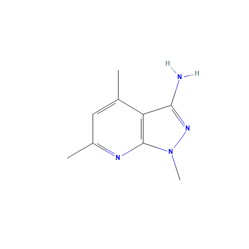 1H-pyrazolo[3,4-b]pyridin-3-amine, 1,4,6-trimethyl- (CAS: 42951-66-6) - Related Chemical Product