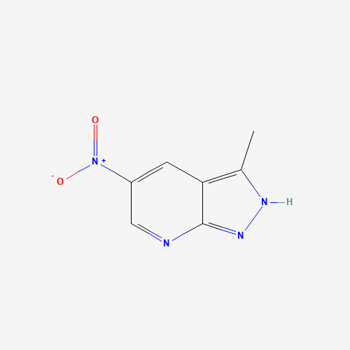 3-Methyl-5-nitro-1H-pyrazolo[3,4-b]pyridine (CAS: 62908-83-2) - Related Chemical Product