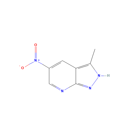 3-Methyl-5-nitro-1H-pyrazolo[3,4-b]pyridine (CAS: 62908-83-2) - Related Chemical Product