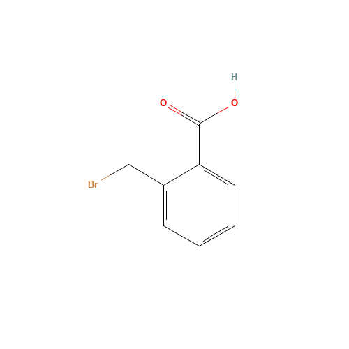 2-(Bromomethyl)benzoic acid (CAS: 7115-89-1) - Chemical Structure and Molecular Formula 