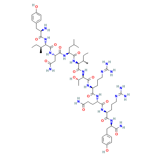 L-Tyrosyl-D-isoleucyl-D-asparaginyl-D-leucyl-D-isoleucyl-L-threonyl-D-arginyl-D-glutaminyl-L-arginyl-L-tyrosinamide (CAS: 163887-48-7) - Related Chemical Product
