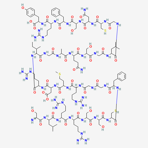 (2S)-2-[[(2S)-2-[[(2S)-2-[[(2S)-2-[[(2S)-4-amino-2-[[(4R,10S,16S,19S,22S,28S,31S,34S,37S,40S,49S,52R)-52-[[(2S)-2-[[(2S)-2-[[(2S)-2-[[(2S)-2-[[(2S)-2-[[(2S)-2-amino-3-hydroxy-propanoyl]amino]-4-methyl-pentanoyl]amino]-5-guanidino-pentanoyl]amino]-5-guanid (CAS: 91917-63-4) - Related Chemical Product