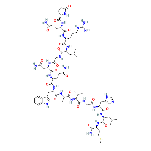 Bombesin (CAS: 31362-50-2) - Chemical Structure and Molecular Formula 
