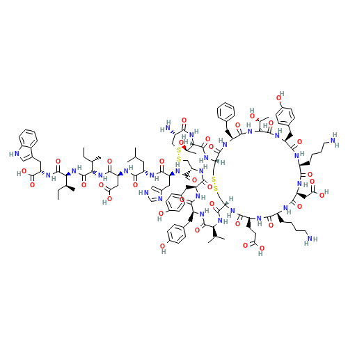 ENDOTHELIN-3 (CAS: 117399-93-6) - Chemical Structure and Molecular Formula 
