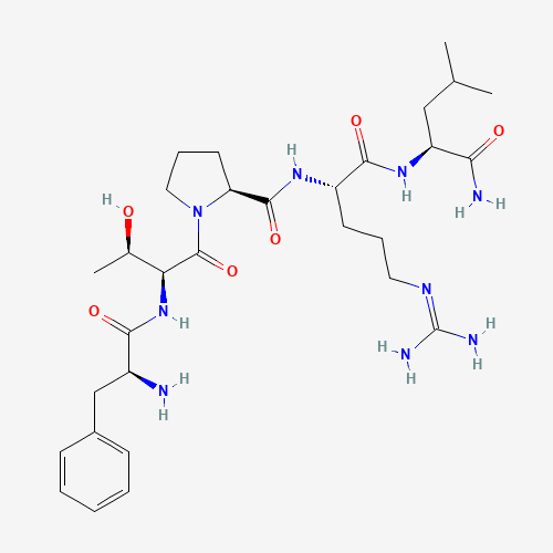 L-Phenylalanyl-L-threonyl-L-prolyl-N<sup>5</sup>-(diaminomethylene)-L-ornithyl-L-leucinamide (CAS: 104191-78-8) - Related Chemical Product