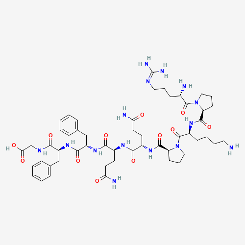 N<sup>5</sup>-(Diaminomethylene)-L-ornithyl-L-prolyl-L-lysyl-L-prolyl-L-glutaminyl-L-glutaminyl-L-phenylalanyl-L-phenylalanylglycine (CAS: 57468-17-4) - Related Chemical Product