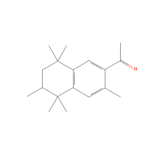 1-(3,5,5,6,8,8-hexamethyl-5,6,7,8-tetrahydro-2-naphthalenyl)ethanone (CAS: 1506-02-1) - Related Chemical Product