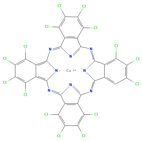 C.I. Pigment Green 7 (CAS: 1328-53-6) - Related Chemical Product